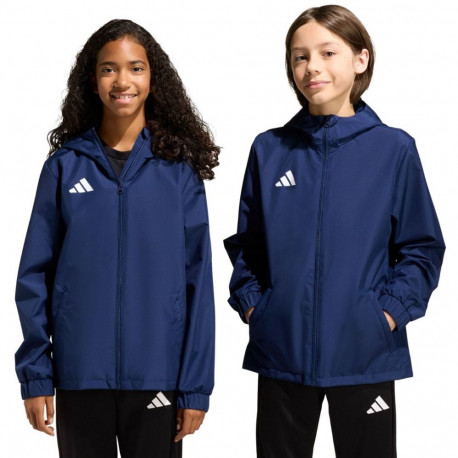 adidas laste jope Entrada 26 All Weather JZ9103 164cm, tumesinine