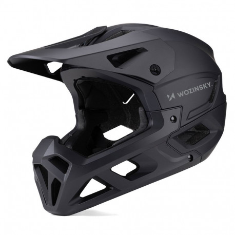 Wozinsky Wozinsky Full Face Bike Helmet with Detachable Visor 57-59 cm - Black