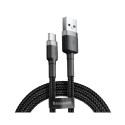 Cable USB A - USB C 1m QC3.0 gray+black BASEUS