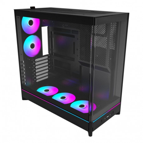 MONTECH arvutikorpus HS02 PRO (B), eemaldatav HDD-korv, läbipaistev paneel ei kuulu komplekti, ATX, 