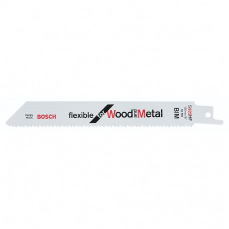 Säbelsägeblatt S 922 HF Flexible for Wood and Metal, 100 Stück (Länge 150mm)