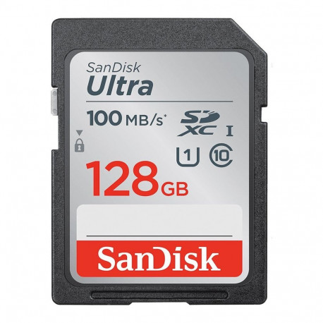 SANDISK Ultra 128GB SDXC Memory Card 100MB/s