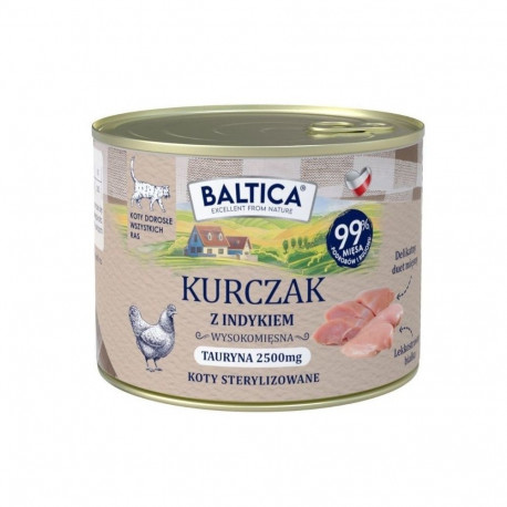 BALTICA Smaki regionów Chicken with turkey - wet cat food - 185g