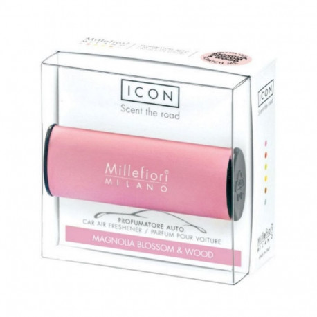 Car Air Freshener PINK - MAGNOLIA BLOSSOM & WOOD MILLEFIORI
