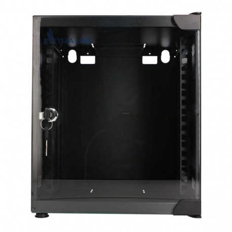 Extralink rackkapp LITE 6U 10 280X310, vabaltseisev/seina- või põrandale paigaldatav, must