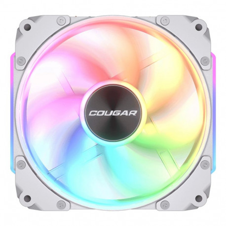 COUGAR korpuseventilaator Apolar 120 ARGB, tagurpidi labadega, valge