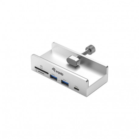 Equip 128968 interface hub USB 3.2 Gen 1 (3.1 Gen 1) Type-A 5000 Mbit/s Aluminium