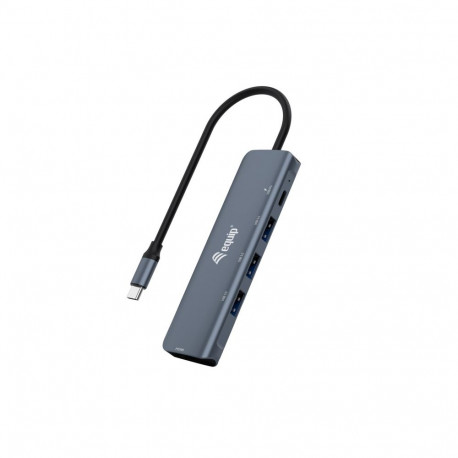 Equip multifunktsionaalne USB-C adapter 5 in 1, HDMI, USB 3.2 GEN1, 100W USB PD