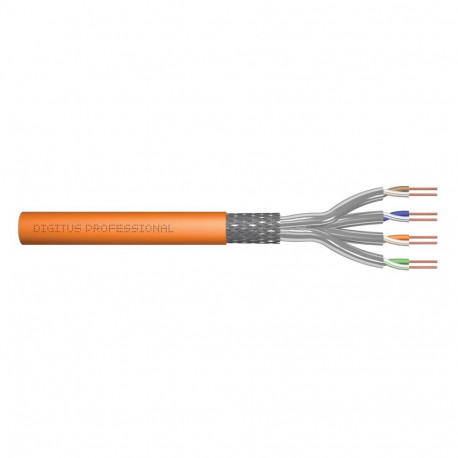Digitus andmekaabel CAT 7 S-FTP, paigalduskaabel, 25m, simplex, Dca-s2,d1,a1