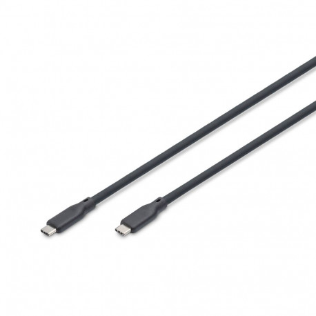 Digitus USB silicone cable, USB4 version 2.0, USB 80Gbps, 0.5m, black