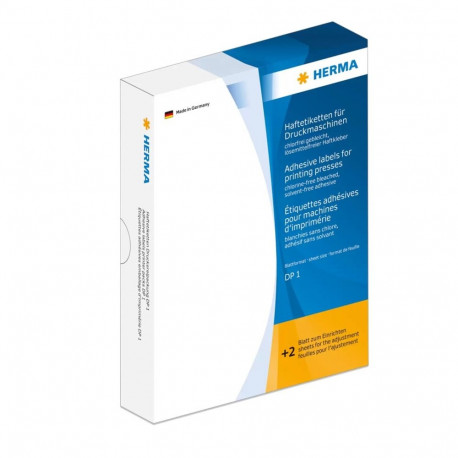 HERMA paberetiketid trükipressidele DP1 Ø13mm ümmargused matid 10000tk, sinised