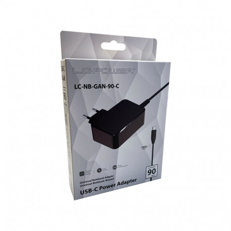 LC-Power sülearvuti laadija LC-NB-GAN-90-C AC siseruumides kasutatav, must
