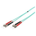 DIGITUS kiudoptiline patch-kaabel ST -> ST 2.00m Multimode Duplex OM3