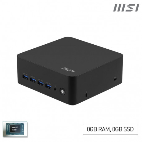 "MSI Cubi Z AI Mini PC 8M-008BEU Ryzen 5 8645HS 0GB 0GB AMD Radeon 760M No-OS"