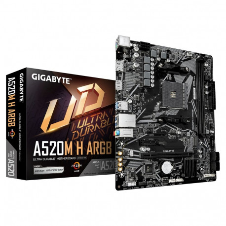 "Gigabyte A520M H ARGB (A520,AM4,mATX,DDR4)"