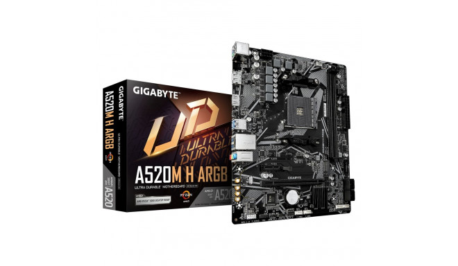 "Gigabyte A520M H ARGB (A520,AM4,mATX,DDR4)"
