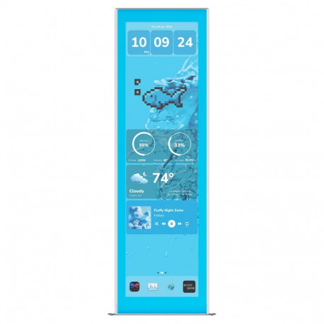 "HYTE Y70 Touch Display Upgrade Blueberry Milk (36.8 Cm (14.5 Inches) Blue,"