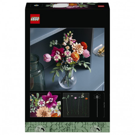 "LEGO Botanicals Schöner Rosafarbener Blumenstrauß 10342"