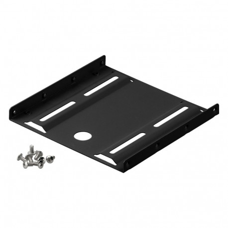 "Goobay Festplatten-Einbaurahmen 2,5"" auf 3,5"" [unterstützt jede 2.5"" HDD-/SSD-Festplatte, Schwar