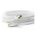 Goobay RJ45 patchkaabel CAT 8.1 S/FTP toorkaabliga 10m, valge