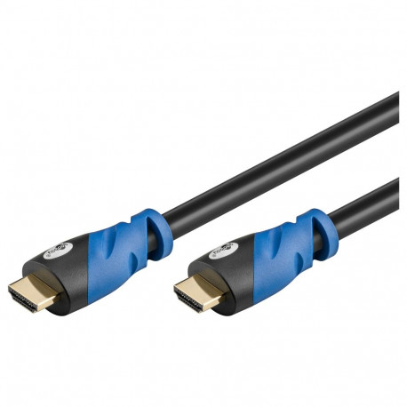"Goobay 1,5m Premium High Speed HDMI Kabel mit Ethernet, 4K (2160p), 18Gb/s, vergoldete Kontakte"