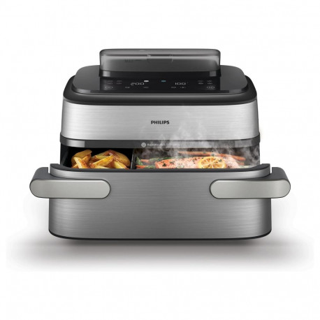 "Airfryer NA565 02 Megabasket 9,5L 2750W silver black (NA565/02)"