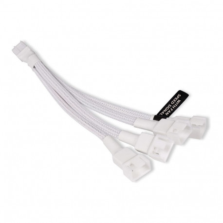 Alphacool Y-jaotur 4-pin 4x 4-pin PWM 15cm, valge