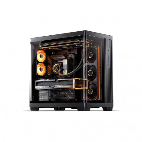 "Jonsbo TK-4 Gehäuse, Midi-Tower, ATX, Tempered Glass - schwarz"