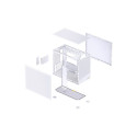 "Jonsbo D32 STD Mesh PC-Gehäuse, Mini-Gehäuse, mATX - weiß"