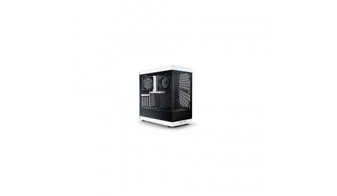 "HYTE Y40 White Black Tempered Glass"