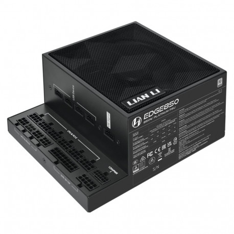 "850W Lian Li EDGE EG0850 80 PLUS Platinum power supply, PCIe 5.1, ATX 3.1 - 850 Watt, black"