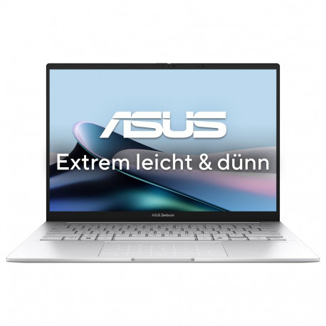 ASUS sülearvuti Zenbook 14 UX3405CA-QL1307W CU9 285H/32GB/1TBSSD/W11 Home puuteekraaniga, hõbedane