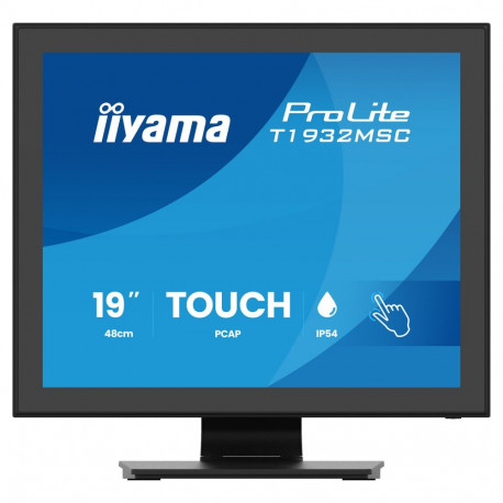 "48,3 cm (19"") 1280x1024 iiyama T1932MSC-B2S 5:4 IPS 14 ms DisplayPort HDMI VESA Speaker"