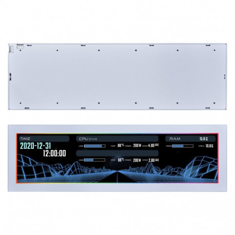 Lian Li ekraan 8.8" universaalne, valge