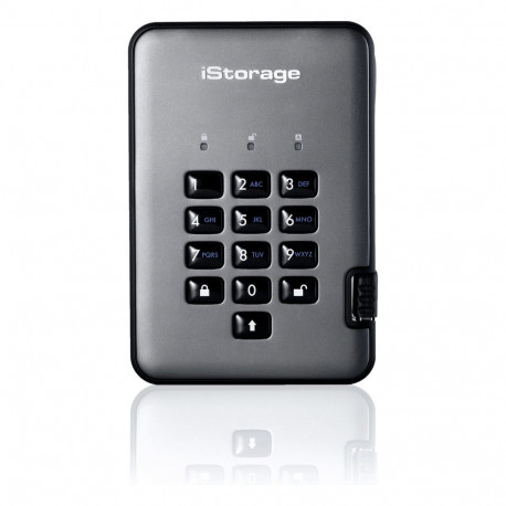 Stick väline kõvaketas diskAshur Pro2 4TB USB3.2 2.5inch sõjaväelise tasemega AES-XTS 256-bit HW enc