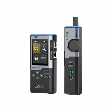 Cable Tester - FNIRSI LPM-10A Cable Locator Tester 2.4-Inch Color Display 1500 mAh USB-C Black