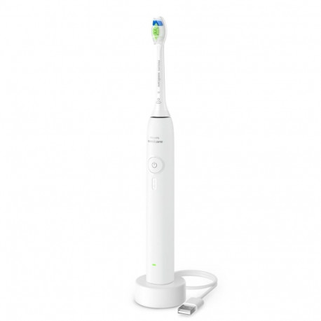 Electric Toothbrush - Philips Sonicare 3100 Series HX4031/21 Rechargeable Sonic Toothbrush, White
