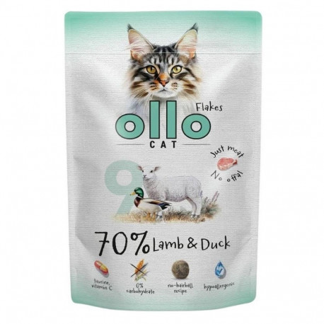 OLLO märg kassitoit Cat No. 9 lambaliha ja pardiga 85g