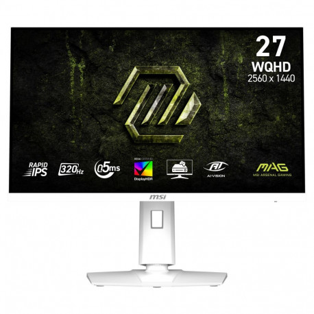 "68,6 cm (27"") 2560 x 1440 Pixel MSI 9S6-3CE49H-028 16:9 Wide Quad HD Rapid IPS 0,5 ms 320 Hz HDR D