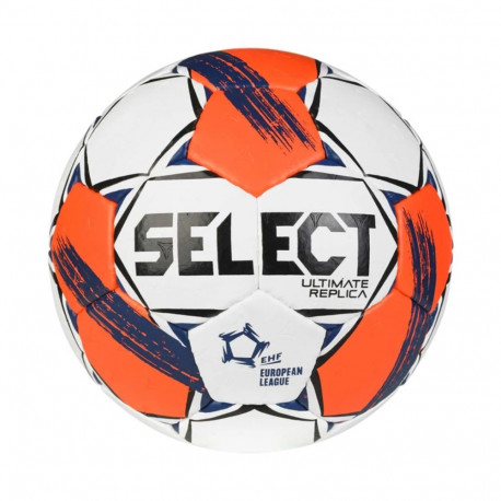 Piłka ręczna Select Ultimate European League Replic 2 v25 EHF biało-pomarańczowa 13521 2