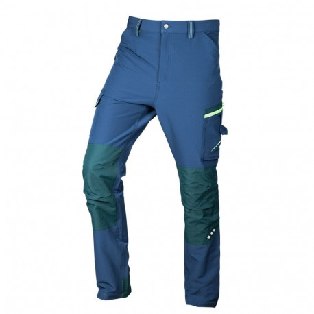 tööpüksid Mix&Match 4 way stretch, tumesinised-rohelised, suurus M