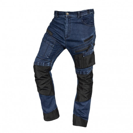Tööspüksid DENIM, Oxfordi tugevdustega, suurus XXL, tumesinised