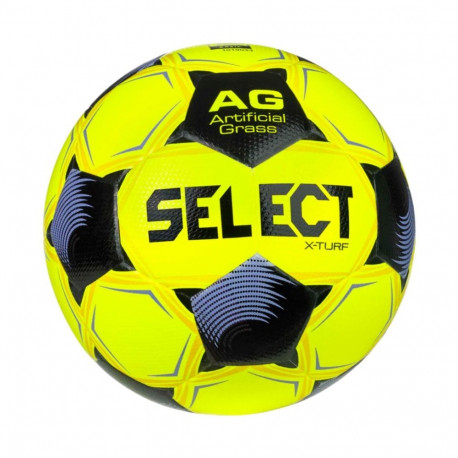 Piłka nożna Select X-Turf v26 FIFA Basic żółto-czarno-fioletowa 1021583/120081 4