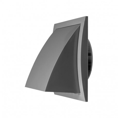 Plastist ventilatsioonirest 190x190mm 125mm EXT.