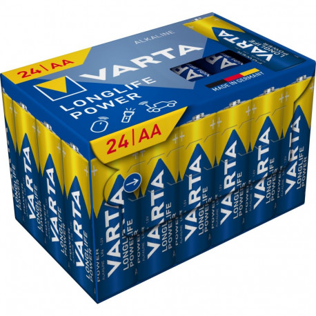 Batteries AA/LR6 VARTA LongLife Power 24pcs