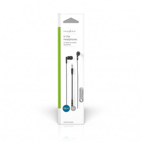Juhtmega kõrvaklapid 3,5mm pistikuga, must (5412810322541)