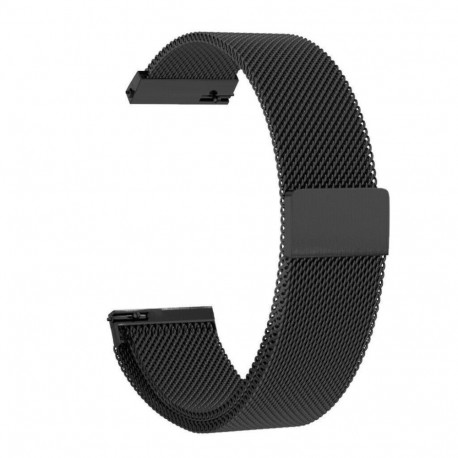 Kellarihm Trendybay Universaalne 20mm Milanese Metal Magnetic must