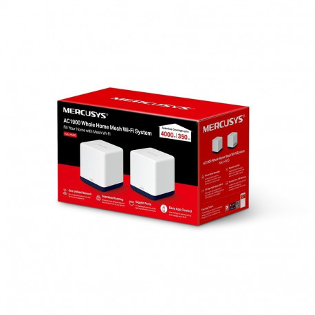 Mesh Network - Mercusys Ac1900 Whole Home Mesh Wi-Fi System Becomes: