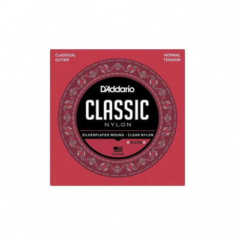Classical Guitar Strings - D'Addario EJ27N Classical Guitar Strings, Normal Gauge