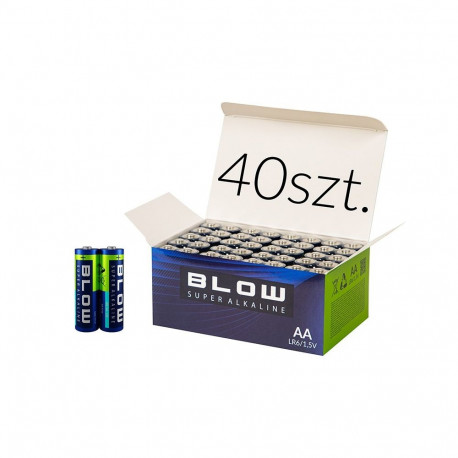 AA LR6 superleelispatareid, 40tk